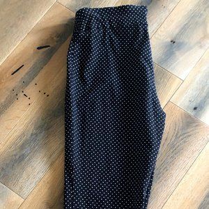 Straight leg spandex pants